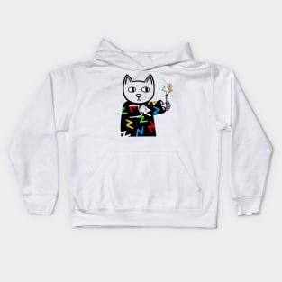 Disabled pride cat Kids Hoodie